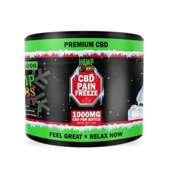 Hemp Bombs High Potency CBD Pain Rub, 4 oz