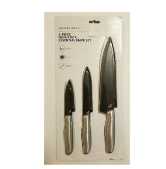 Sharper Image 6-Piece Non-Stick Knife Set