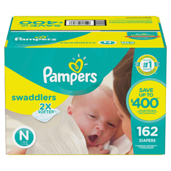 pampers swaddlers size 2 diapers 168 ct