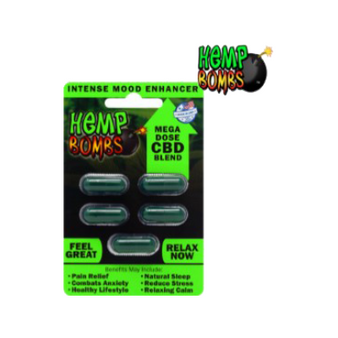 Hemp Bombs CBD Capsules - 5 Pack 75 mg