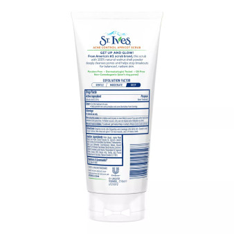 St. Ives Acne Control, Apricot Facial Scrub - 6oz