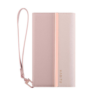 Habitu  iPhone 11 Pro/X/ XS  Eris Magnetic Folio Tri-Fold Wallet Case Blush Pink