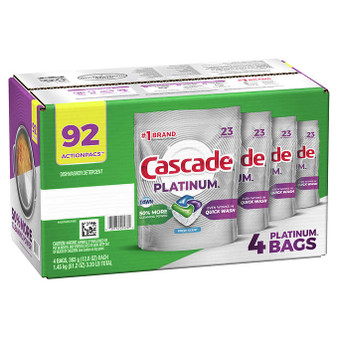 Cascade Platinum Fresh Scent Dishwasher Detergent Acacs, 9tionp2-count
