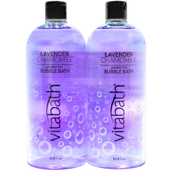 Vitabath Lavender Chamomile Bubble Bath, 33.8 fl. oz., 2 pk