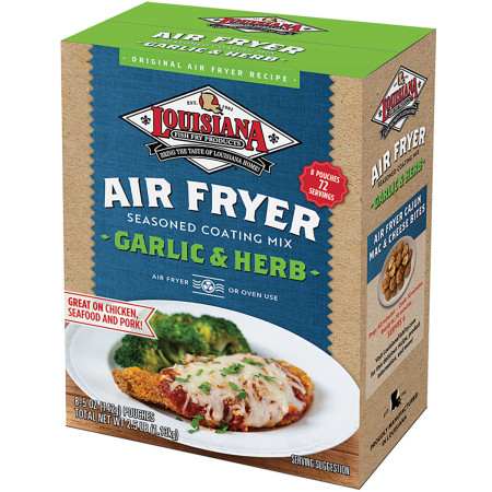 Louisiana Fish Fry Garlic & Herb Air Fryer Seasoned Coating Mix (5 oz., 8 pk.)