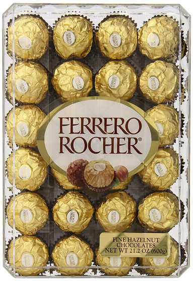 Ferrero Rocher Fine Hazelnut Chocolates 21.2 oz., 48 Ct