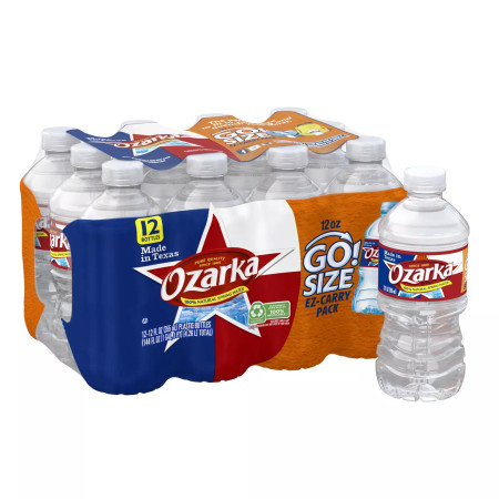Ozarka 100% Natural Spring Water - 12 count, 12 Fl. Oz.