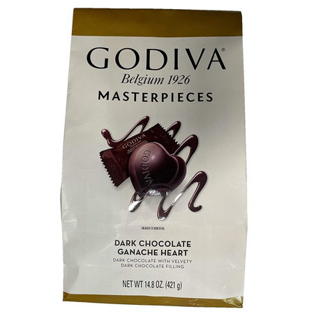 Godiva Dark Chocolate Ganache Hearts, 14.8 Ounce