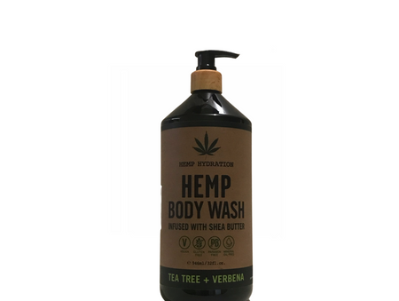 Hemp Hydration Hemp Body Wash Tea Tree + Verbena, 32 oz