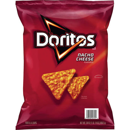 Doritos Tortilla Chips, Nacho Cheese, 30 oz