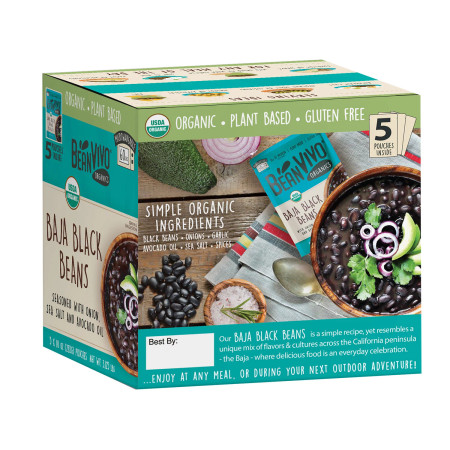Bean Vivo Ready-to-Eat Organic Baja Black Beans (5 pk.)