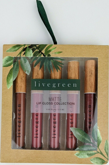 Livegreen Matte 5Pc. Lip Gloss Collection