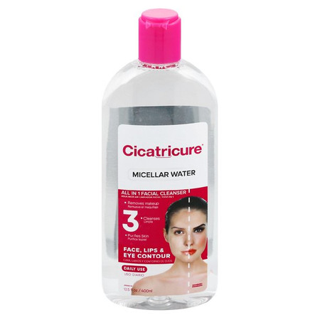 Cicatricure Micellar Water, All in 1 Cleanser for Face, Lips, and Eye Contour
