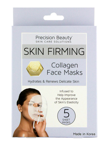 Precision Beauty Collagen Face Masks, 5 ct