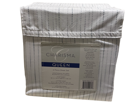 Charisma Queen 6 Piece Sheet Set(VARIETY OF COLOR)