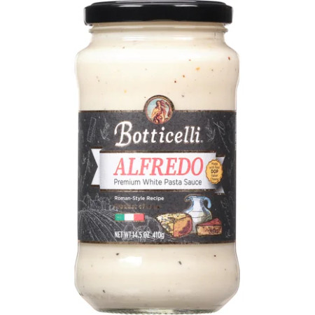 Botticelli White Pasta Sauce, Premium, Alfredo, 14.5 oz