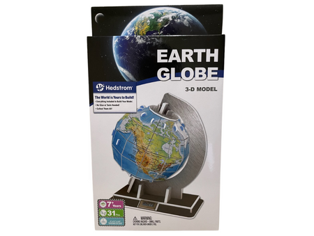 Hedstrom Earth Globe 3-D Model Puzzle