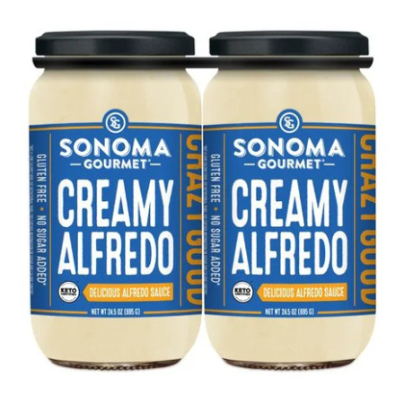 Sonoma Gourmet Creamy Alfredo Sauce, 2 x 24.5 Oz