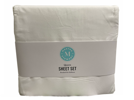 Martha Stewart Queen 6 Piece Sheet Set VARIETY OF COLOR (Free shipping)
