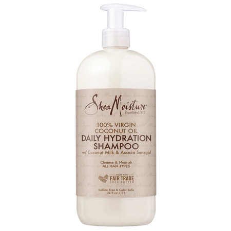 Shea Moisture Daily Hydration Shampoo 100% Virgin Coconut Oil 34 oz Shea Moisture Daily Hydration Shampoo 100% Virgin Coconut Oil 34 oz