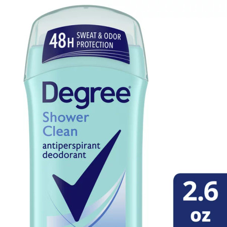 Degree Women's Antiperspirant Deodorant, Shower Clean 2.6 oz Degree Women's Antiperspirant Deodorant, Shower Clean 2.6 oz