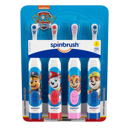 Paw Patrol Spin Brush 4 pack Paw Patrol Spin Brush 4 pack