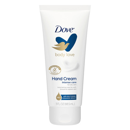 Dove Body Love Intense Care Moisturizing Hand Cream 3 oz Dove Body Love Intense Care Moisturizing Hand Cream 3 oz