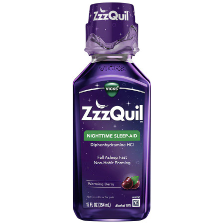Vicks ZzzQuil Nighttime Sleep-Aid (3pk 12 oz) total 36 oz