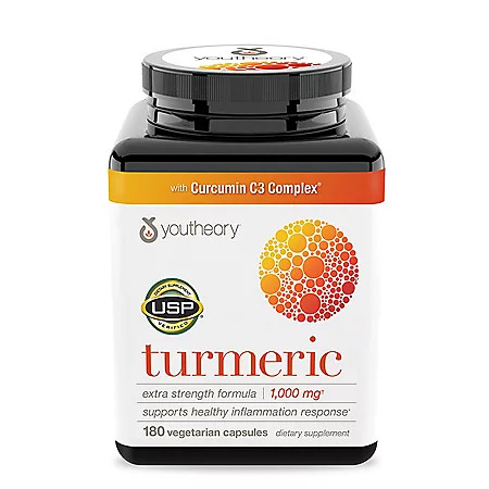 Youtheory Turmeric Extra Strength 1000mg (180 ct.) Youtheory Turmeric Extra Strength 1000mg (180 ct.)