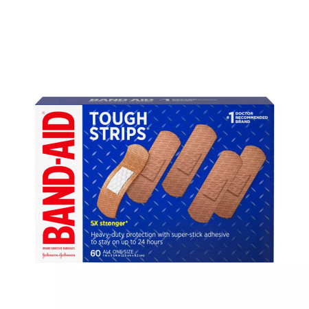 Band-Aid Tough Strips Heavy Duty Bandages- 60ct