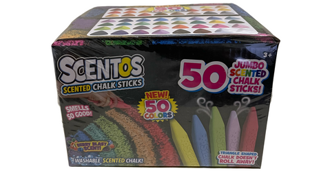 Scentos Scented 50-ct Bold Chalk Pack