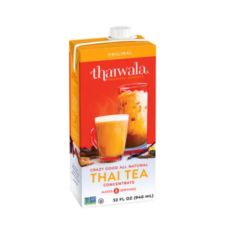 Thaiwala Thai Tea Black Tea Concentrate, Original, 32 fl oz Thaiwala Thai Tea Black Tea Concentrate, Original, 32 fl oz