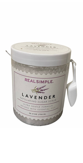 Realsimple Lavender Exfoliating Sugar Scrub, 26.4 oz
