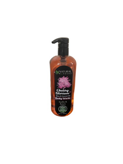 Natural Wunderz Cherry blossom Shea & Coconut Oil Body Wash 32oz