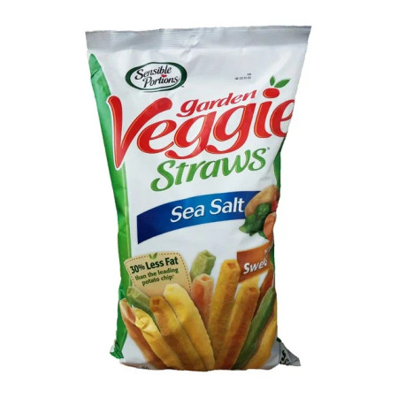 Sensible Portions Garden Veggie Straws Sea Salt 25 Oz. (1.56 Lb.) Bag