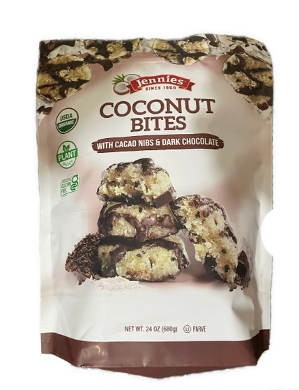 Jennies Macaroon Bite Cacao Nib 24Oz