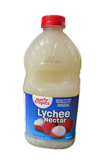 Sun Tropics Lychee Nectar Whole Fruit 64 Oz