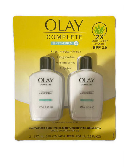 OLAY COMPLETE SENITIVE PULS 6 OZ (2 PACKS)