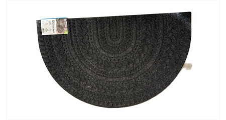 Apache Half Round Antimicrobial Scraper 24" x 39"Mat