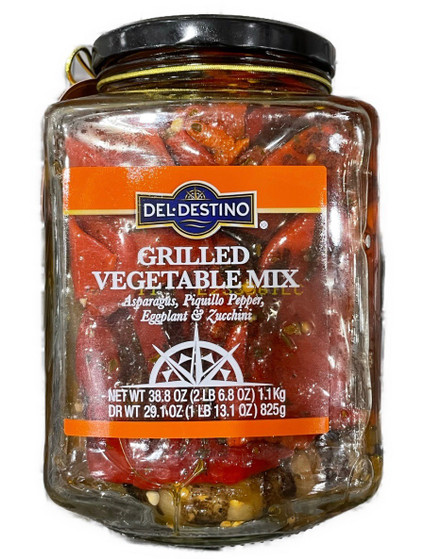 DEL DESTINO GRILLED VEGETABLE MIX- 38. OZ