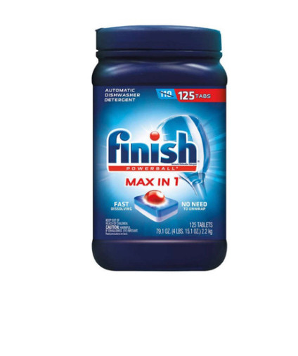 Finish Powerball Max in 1 Dishwasher Detergent, 125 Tablets