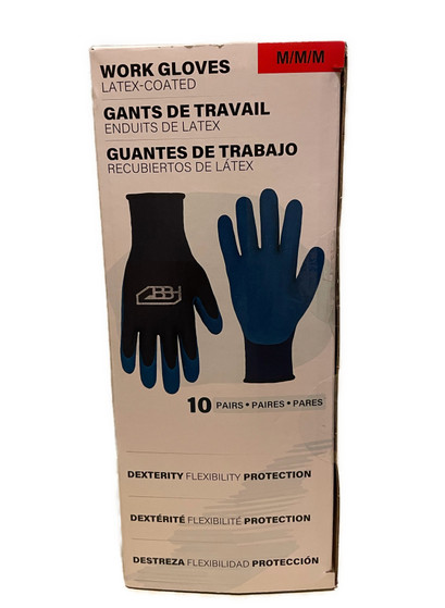 WORK GLOVES 10 PAIRS DEXTERITY FLEXIBILTY PROTECTION
