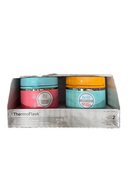 ThermoFlash Insulated Food Jar Set of 2
