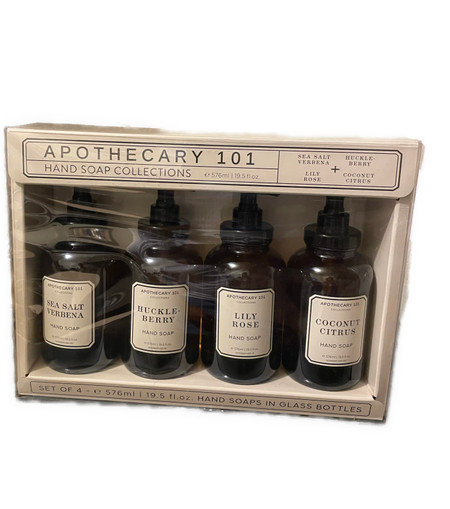 Apothecary 101 Hand Soap Collections (set of 4) 19.5 OZ