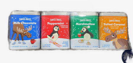 Swiss Miss Hot Coco Mix - Winter Flavor Peppermint, Marshmallow, Salted caramel pack 4 - buy at D-Choice Retail