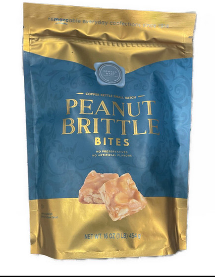Edward Marc Peanut Brittle Bites, 16 Ounce