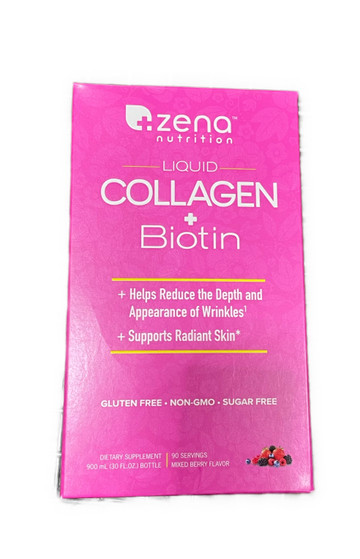 Zena Nutrition Liquid Collagen Plus Biotin 30 OZ