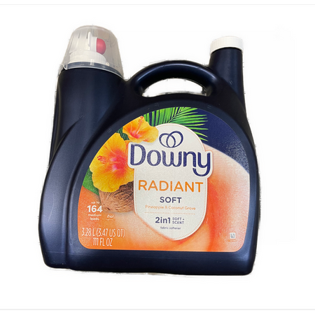 Downy Soft Liquid Fabric Softener, Radiant Pineapple & Coconut Grove, Multi-Scent