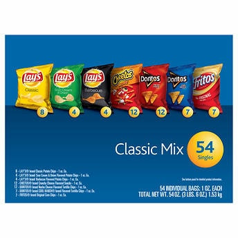 Frito-Lay Classic Mix, Variety, 1 oz, 54 ct