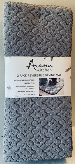 Aroma Kitchen 2 Pack Reversible Drying Mat